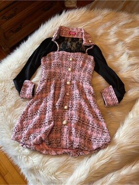Jfashion gyaru brand MA*RS pink bubble dress